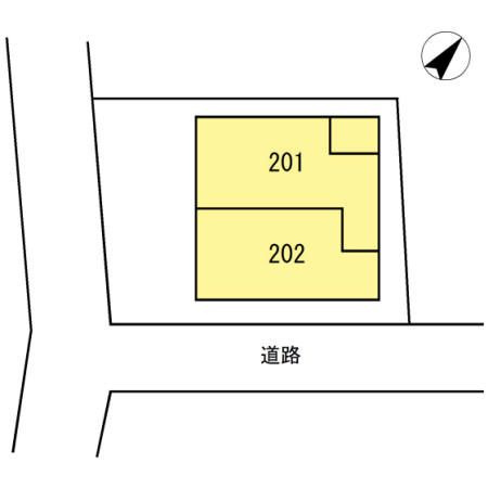 B LAKE CATSLEの区画図