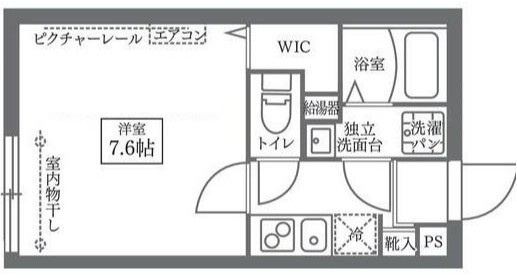 ＣＯＣＯＣＵＢＥ西日暮里の間取り|間取りです。