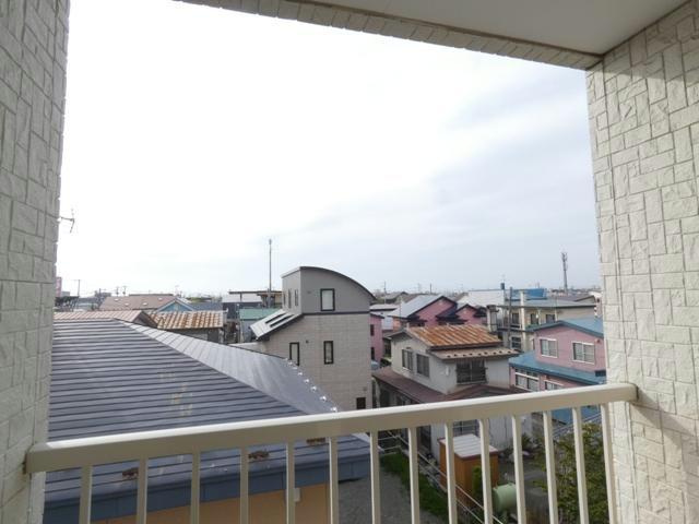 プレッツェルモカのバルコニー