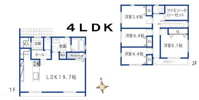 【横浜市旭区今宿西町377-15新築戸建て】★仲介手数料無料★の間取り
