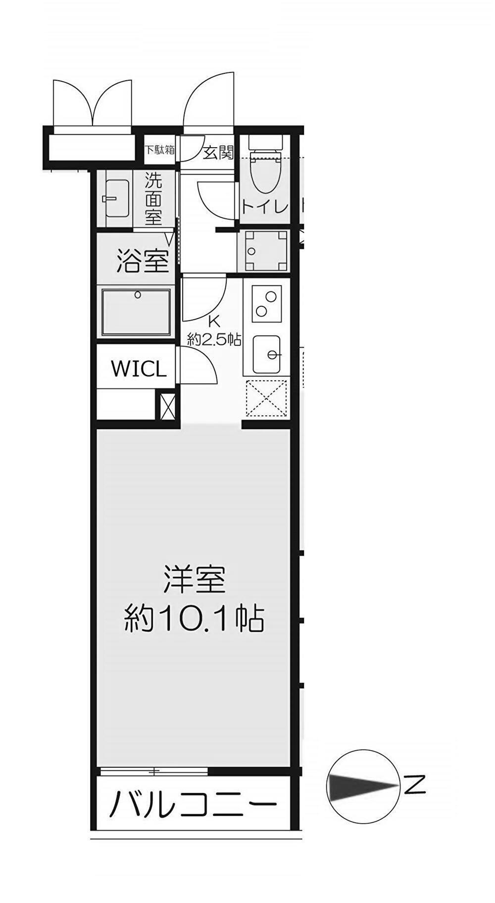 エスタジオ塚口の間取り