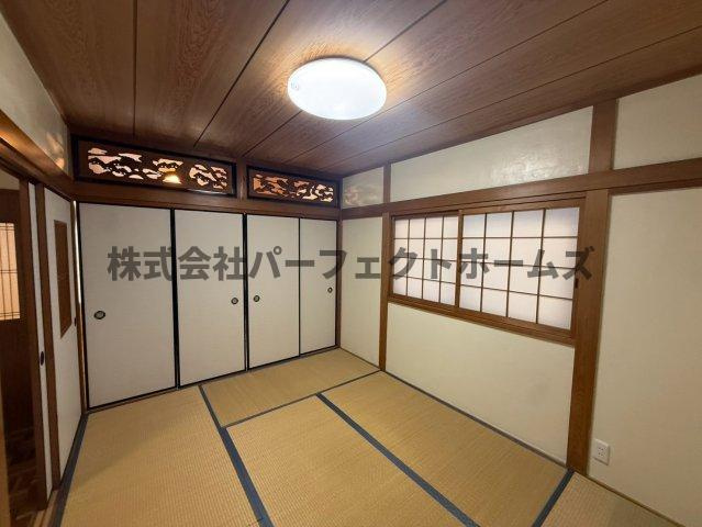 藤田町戸建　賃貸の和室|和室があれば客間としても活用できます