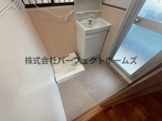 藤田町戸建　賃貸の洗面所|脱衣スペースもあります