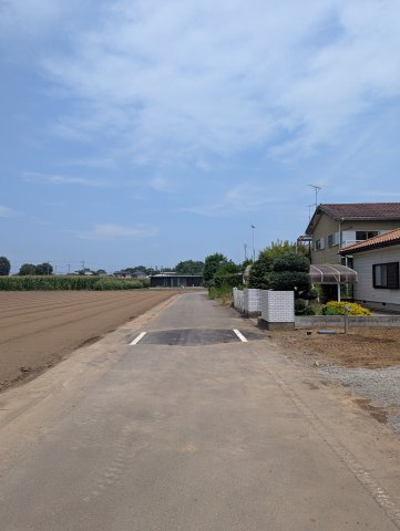 小美玉市堅倉第１の前面道路含む現地写真|前面道路含む現地写真です