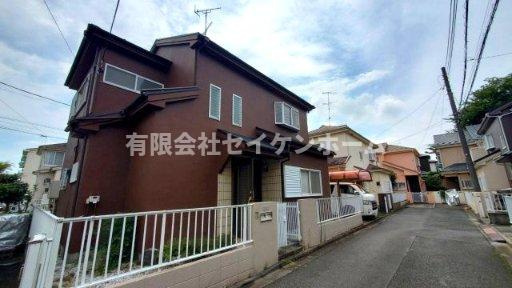 熊谷市新堀　中古住宅「駅徒歩12分」リホーム中の前面道路含む現地写真