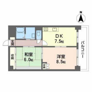 ドゥミール西山本の間取り