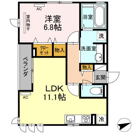 クリア南砂の間取り