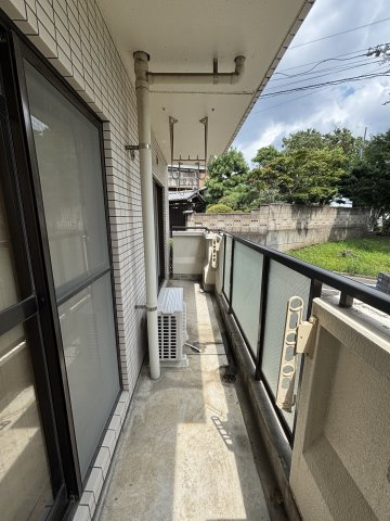 クレストパーク中台のバルコニー