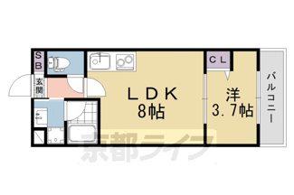 【間取り】 | （仮称）伏見区上中町マンション