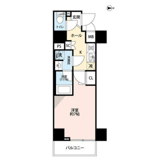 【間取り】 | プレール・ドゥーク住吉Ⅳ