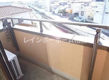 【仲介手数料：50％OFF】対象物件！のバルコニー
