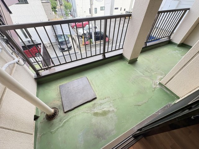 サンハイツのバルコニー