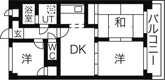 グランドール藤ヶ丘東の間取り