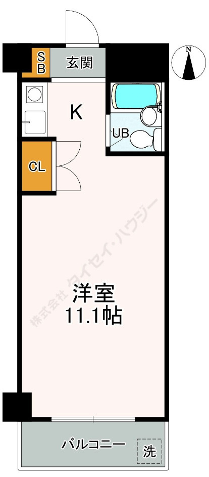 コアクレスト立川栄町の間取り