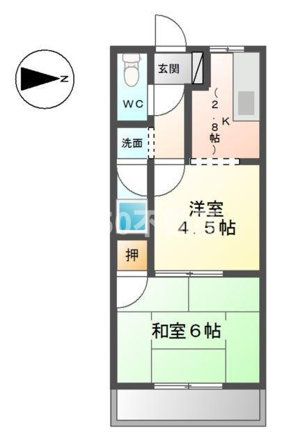 アーバンコートⅡの間取り