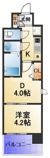 【間取り】 | ビガーポリス346京橋Ⅱ
