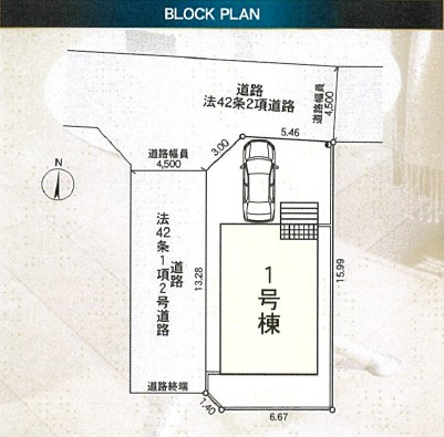 【区画図】 | 小田原市成田　全1棟　小田急線「蛍田駅」徒歩31分