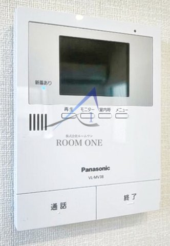 スクウエア鷺宮のセキュリティ|モニター付きインターホンです。