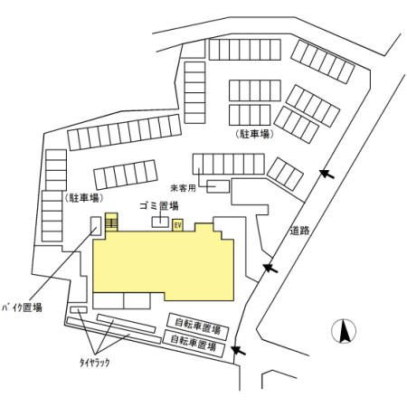 プレミスト大清水邸苑の区画図