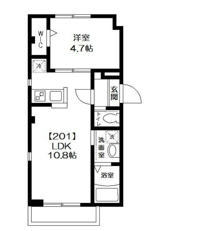 カーサおぎのの間取り