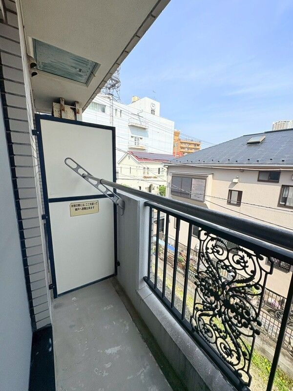 メゾン平田のバルコニー