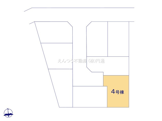 ブルーミングガーデン春田野2丁目の区画図