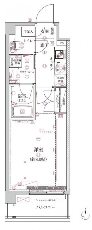 クレイシア森下の間取り