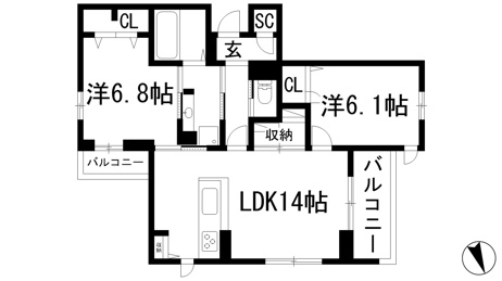 【間取り】