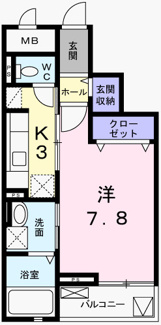 【間取り】 | グランアウローラⅧ