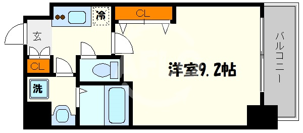 メインステージ心斎橋EASTの間取り|メインステージ心斎橋ＥＡＳＴ　間取り