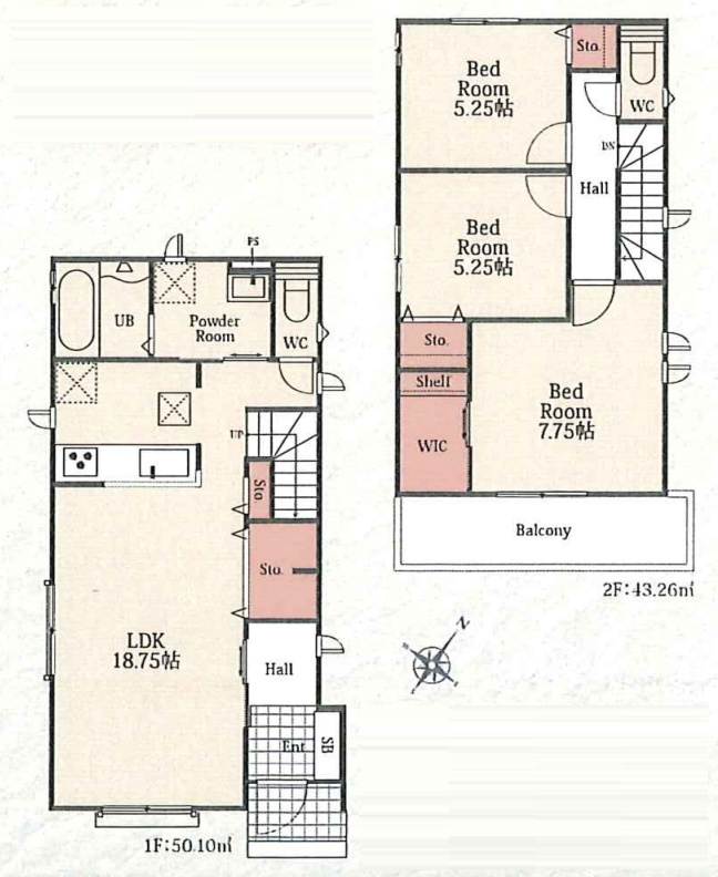 生駒市真弓　新築一戸建ての間取り|B号地