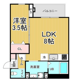 robothome尼崎センタープール前の間取り
