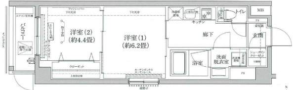ティモーネグランデ押上イーストの間取り