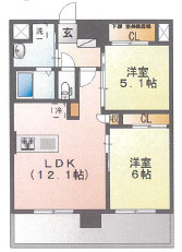 【間取り】 | Shiina Residence K・A