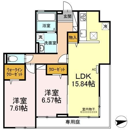 フェリシア・ロゼの間取り|使い勝手の良い間取りです♪