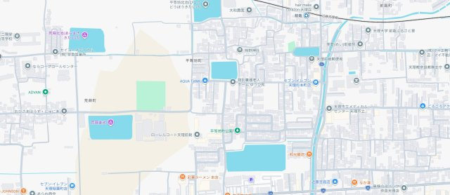 ●天理市平等坊町　新築一戸建ての地図