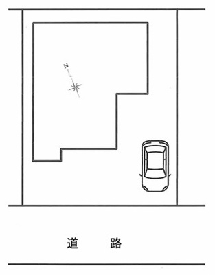 【区画図】 | 加須市正能　中古住宅  