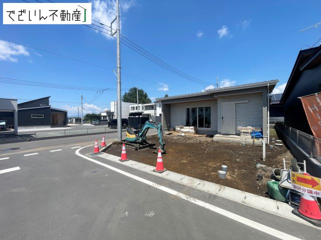 【前面道路含む現地写真】 | 伊勢崎市堀下町  【平屋】新築住宅 | 現地(2026年8月撮影)