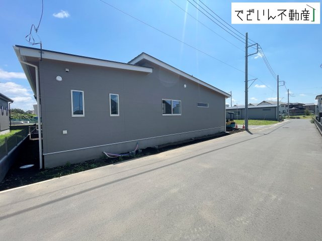 【前面道路含む現地写真】 | 伊勢崎市堀下町  【平屋】新築住宅 | 現地(2026年8月撮影)