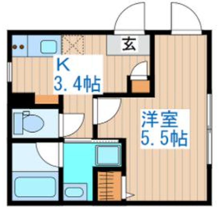 BLIDSSEA笹塚代田橋の間取り