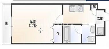 ハーベスト夕陽丘の間取り