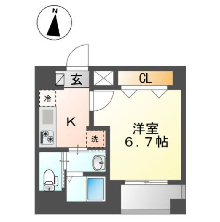 カーサ麹町の間取り