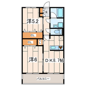 ドミール新川崎の間取り|間取り図