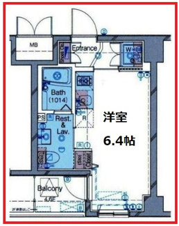 【間取り】 | シンシティー両国弐番館