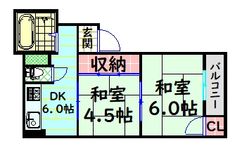【間取り】 | 丸栄マンション