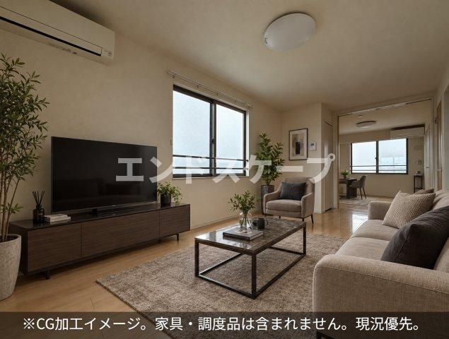 ドエル観音寺　Ｃの居間・リビング|高崎、前橋のお部屋探しはエンドスケープまで！お客様の理想お聞かせ下さい♪