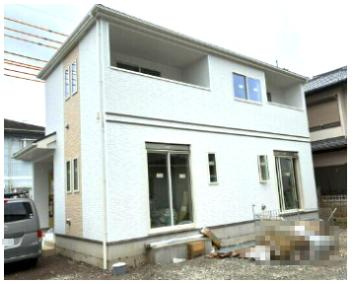 ハートフルタウン 前橋市六供町1丁目33番　Ａ号棟の完成予想図|前橋市六供町に新築住宅を建築中です。現在外構工事中です。
お客様のご都合に合わせて同仕様の物件をご見学頂けます♪
お気軽にお問合せ下さい♪