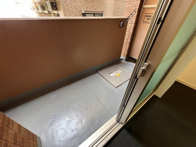 ジューム南船場のバルコニー