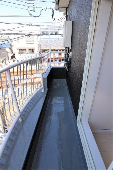 サンマリン平磯のバルコニー