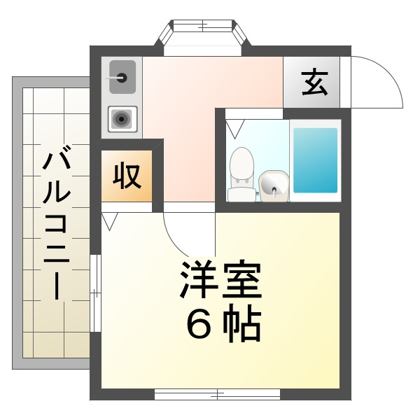 サンマリン平磯の間取り
